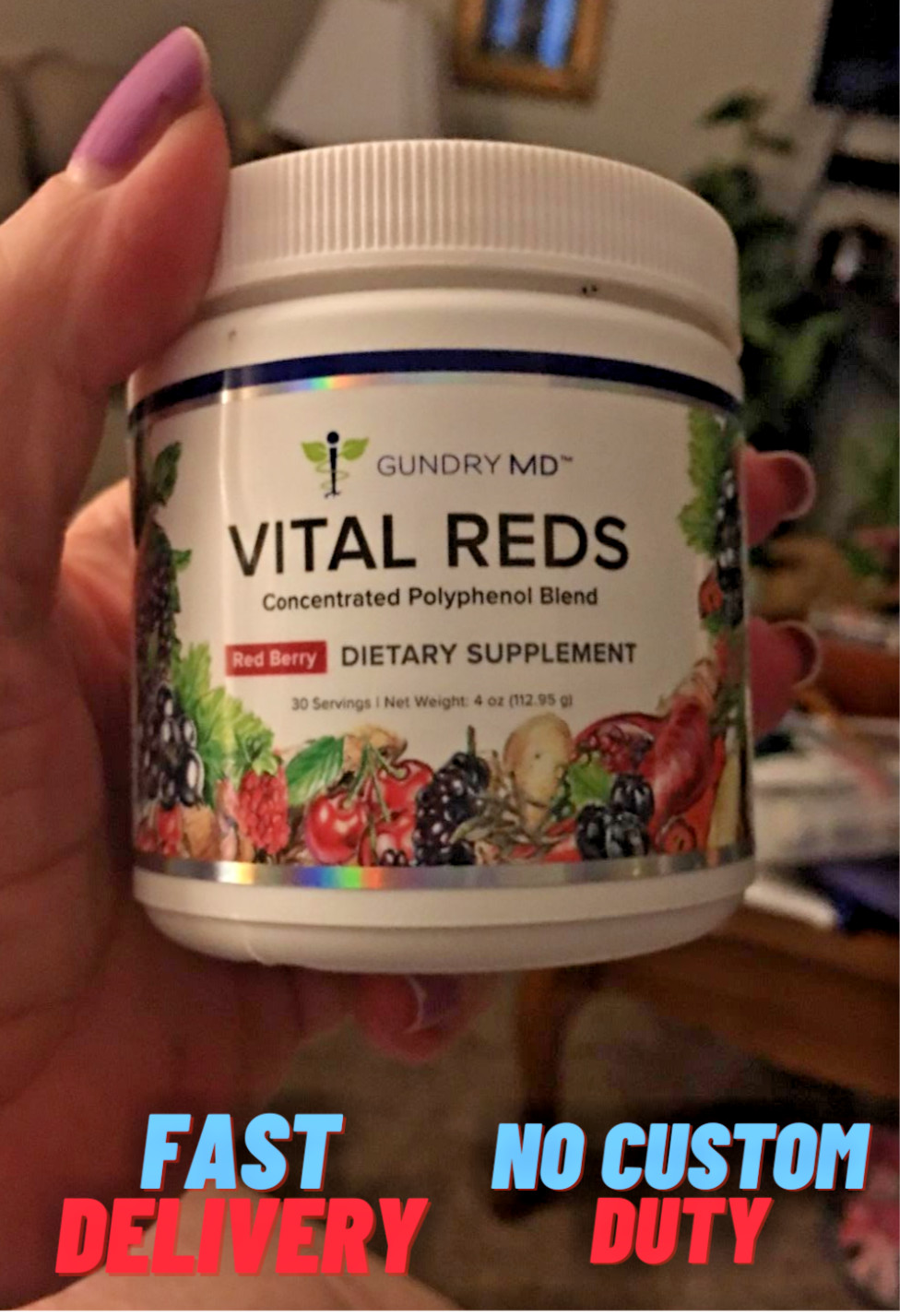 Polyphenol Supplement Powder - Vital Reds(4 oz / 113g) Polyphenol Supplement Powder - Vital Reds(4 oz / 113g)