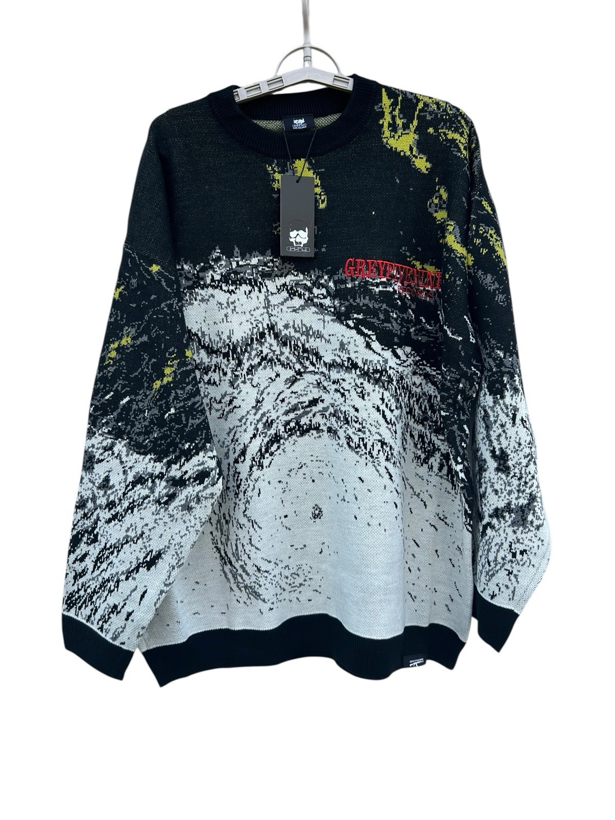 NWT G59 Disaster Knit Sweater Men’s 2XL SUICIDEBOYS STAFF Grey Five Nine Records NWT G59 Disaster Knit Sweater Men’s 2XL SUICIDEBOYS STAFF Grey Five Nine Records