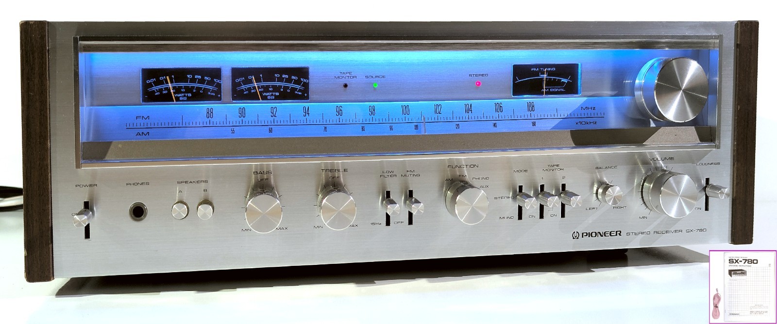 🔥【PRO SERVICED】Pioneer SX-780 Stereo 90W Receiver XSTR/LED UPGRADES💥GUARANTY