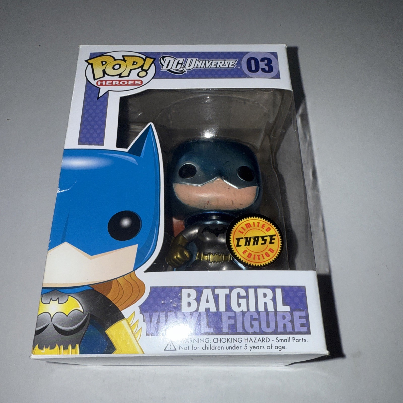 Funko Pop 2010 Batgirl 03 Chase Metallic Hard Stack Funko Pop 2010 Batgirl 03 Chase Metallic Hard Stack