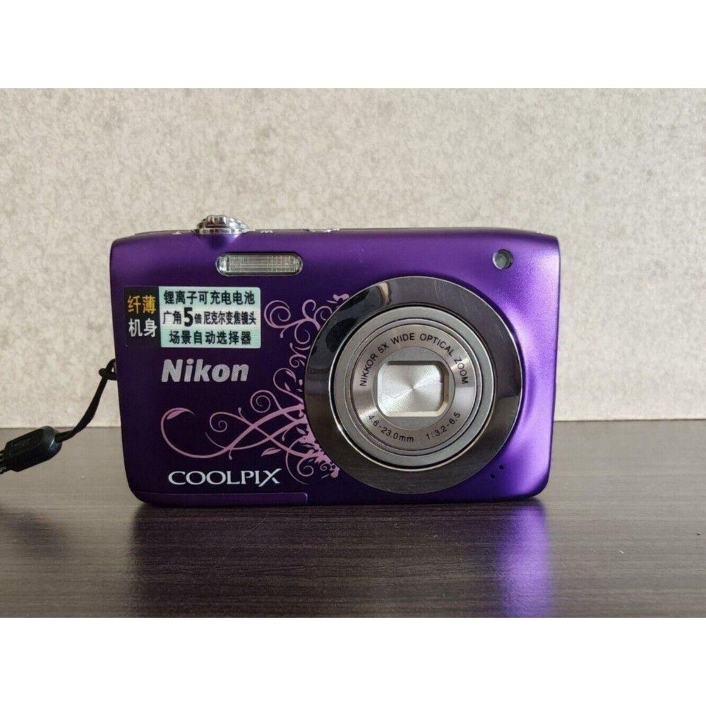 Nikon COOLPIX S2600 Digital Camera 14.0MP 5x Optical Zoom English - RARE PURPLE