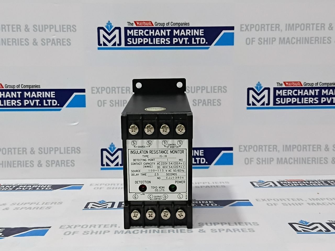 TOYO KEIKI IS-1B Insulation Resistance Monitor Source 100-115 VAC 50/60Hz