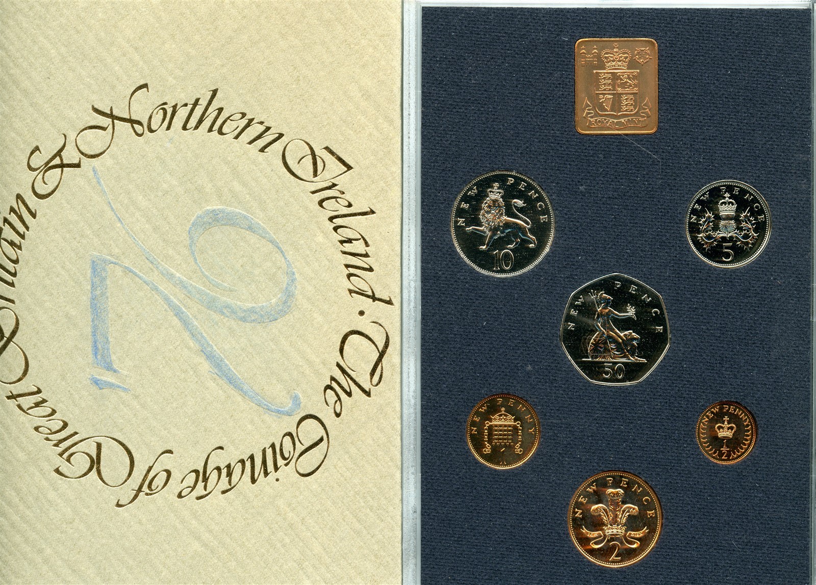 GREAT BRITAIN UNITED KINGDOM NORTHERN IRELAND 6-COIN PROOF SET 1976 GREAT BRITAIN UNITED KINGDOM NORTHERN IRELAND 6-COIN PROOF SET 1976