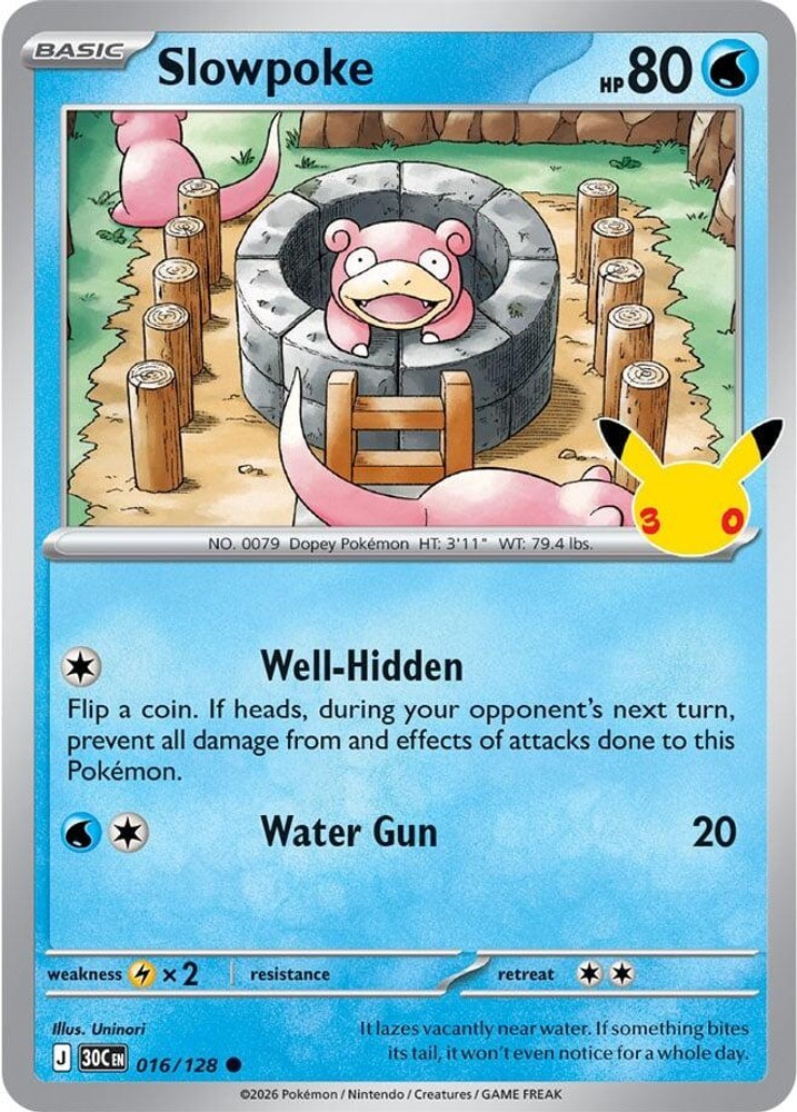 Slowpoke Holofoil [30C - 016/128]