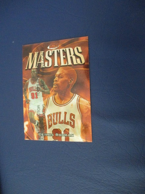 Dennis Rodman 1997-98 Topps Finest Masters Bronze W/ Protector Coating #220 HOF Dennis Rodman 1997-98 Topps Finest Masters Bronze W/ Protector Coating #220 HOF