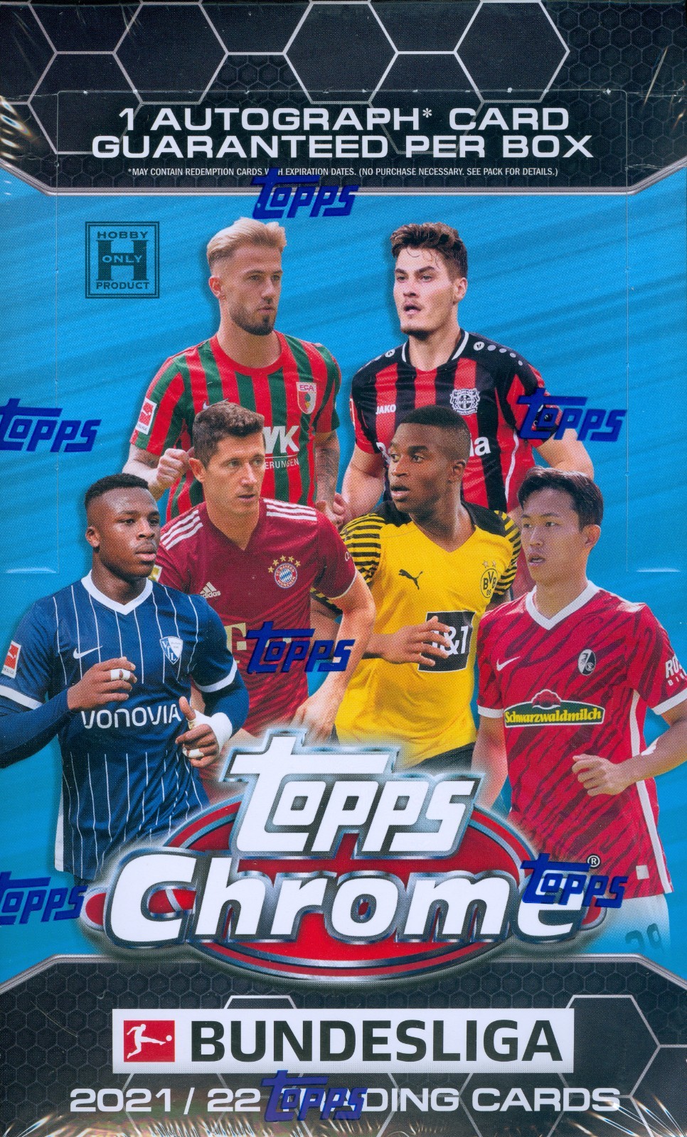 2021-22 Topps Chrome Bundesliga Soccer Factory Sealed Hobby Box