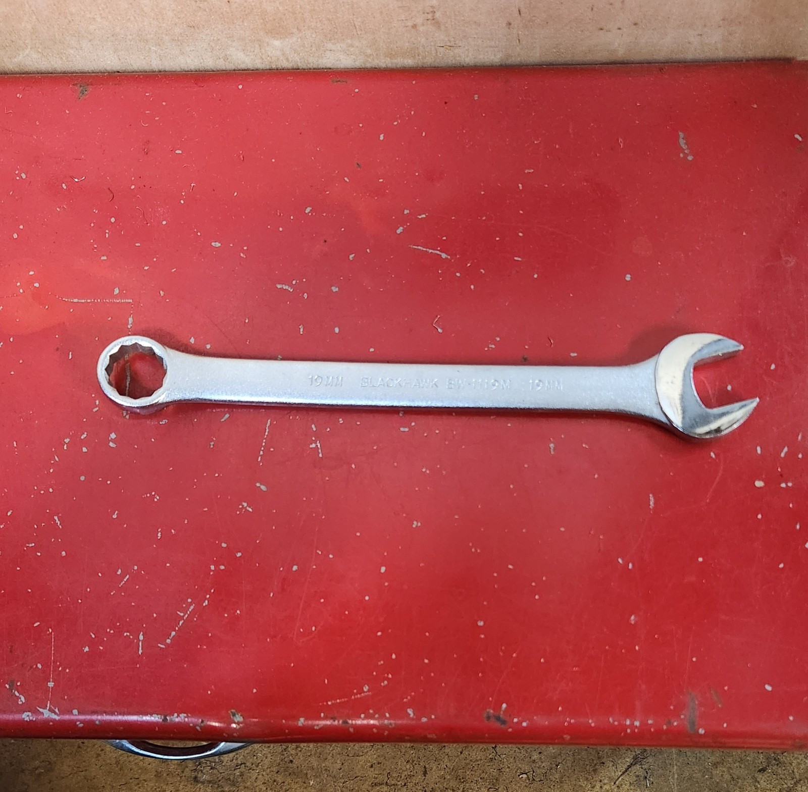 Blackhawk USA 19mm Combination Wrench 12 Point BW-1119M NOS Vintage Metric