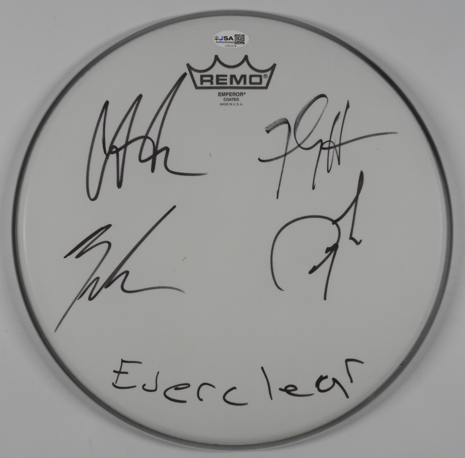 Everclear JSA Signed Autograph Drumhead Guitar Charity Drum Head