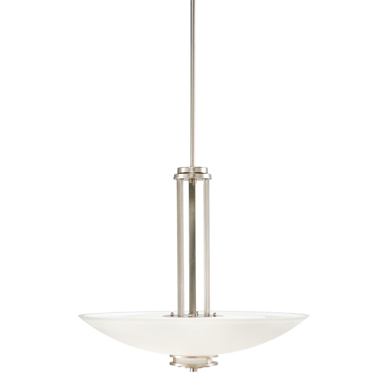 Kichler 3275NI Hendrik 3-Light Inverted Pendant in Brushed Nickel