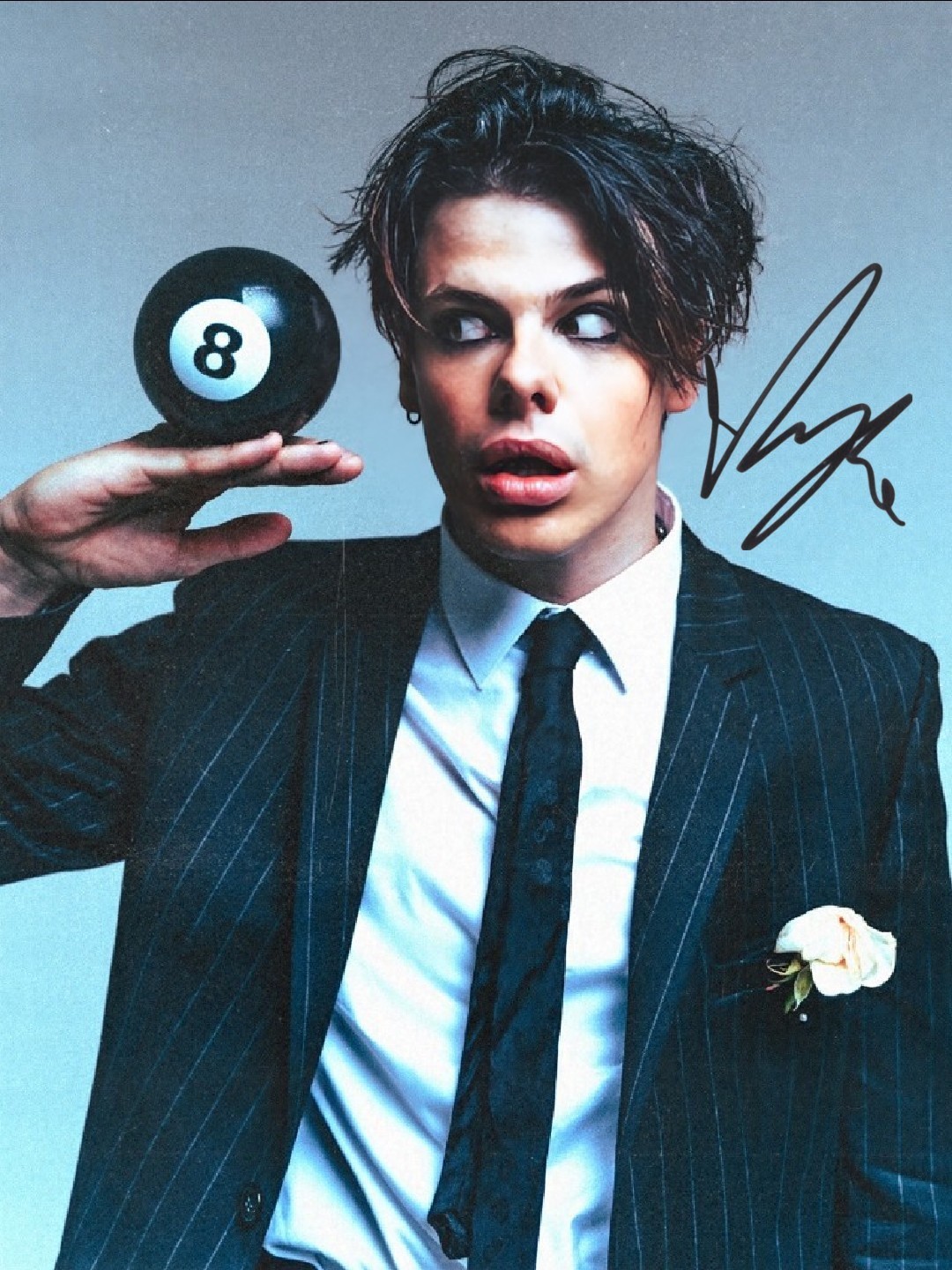 YungBlud autographed signed 8.5x11 Photo Reprint YungBlud autographed signed 8.5x11 Photo Reprint