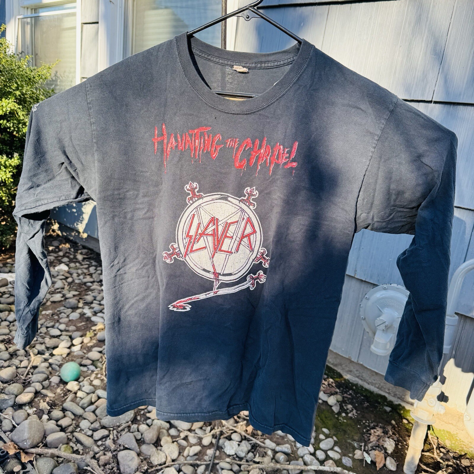 Vintage Slayer Haunting the Chapel LS Shirt XL Rare Original Metal Tee
