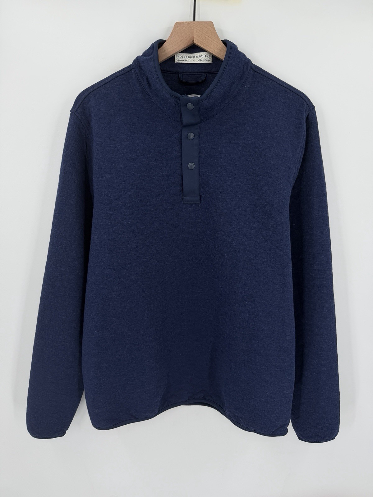JP Morgan Holderness & Bourne Quilted Sweater Mens Large 2026 Corporate Retreat