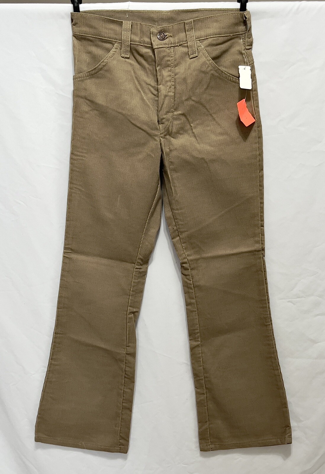Vintage 1970s Mr. Leggs Bell Flare Bottom XL-14 Super Corduroy Jeans Mint NOS