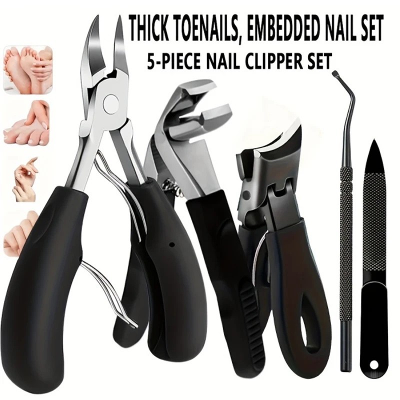 Heavy Duty Toenail Clippers for Seniors Thick Toenails, Large Toe Nail Clippers