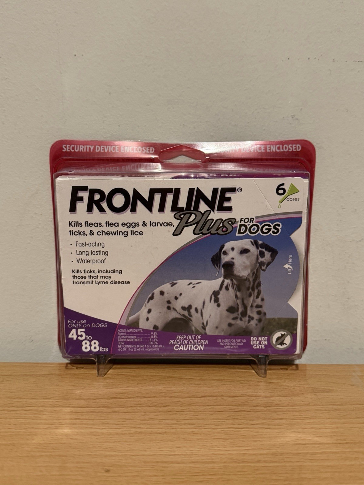 FRONTLINE PLUS DOGS 45-88Lbs FLEA & TICK CONTROL 6 DOSES BRAND NEW FRONTLINE PLUS DOGS 45-88Lbs FLEA & TICK CONTROL 6 DOSES BRAND NEW