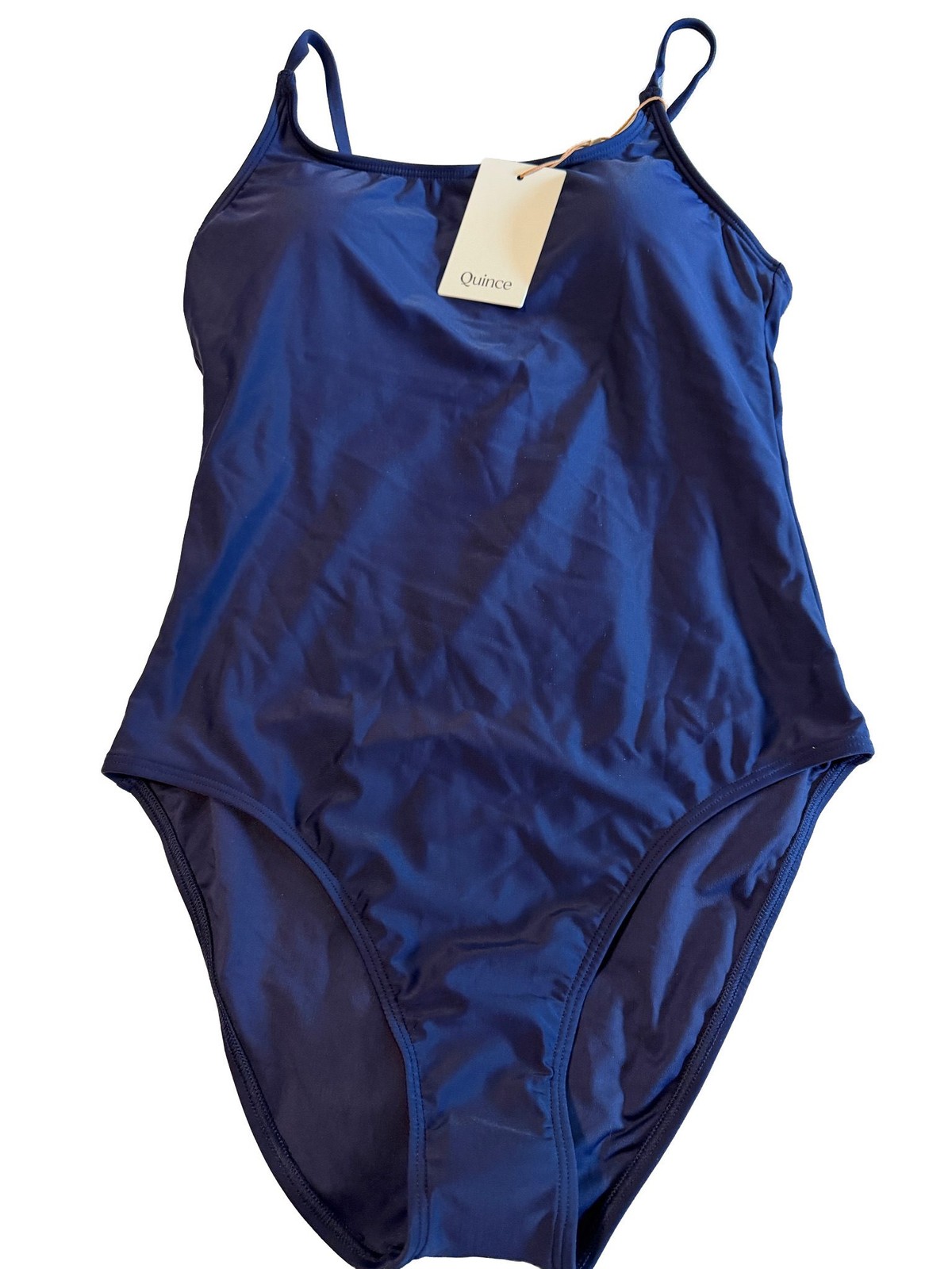 Quince NWT Women\'s Navy Blue One Piece Swimsuit - Size Medium