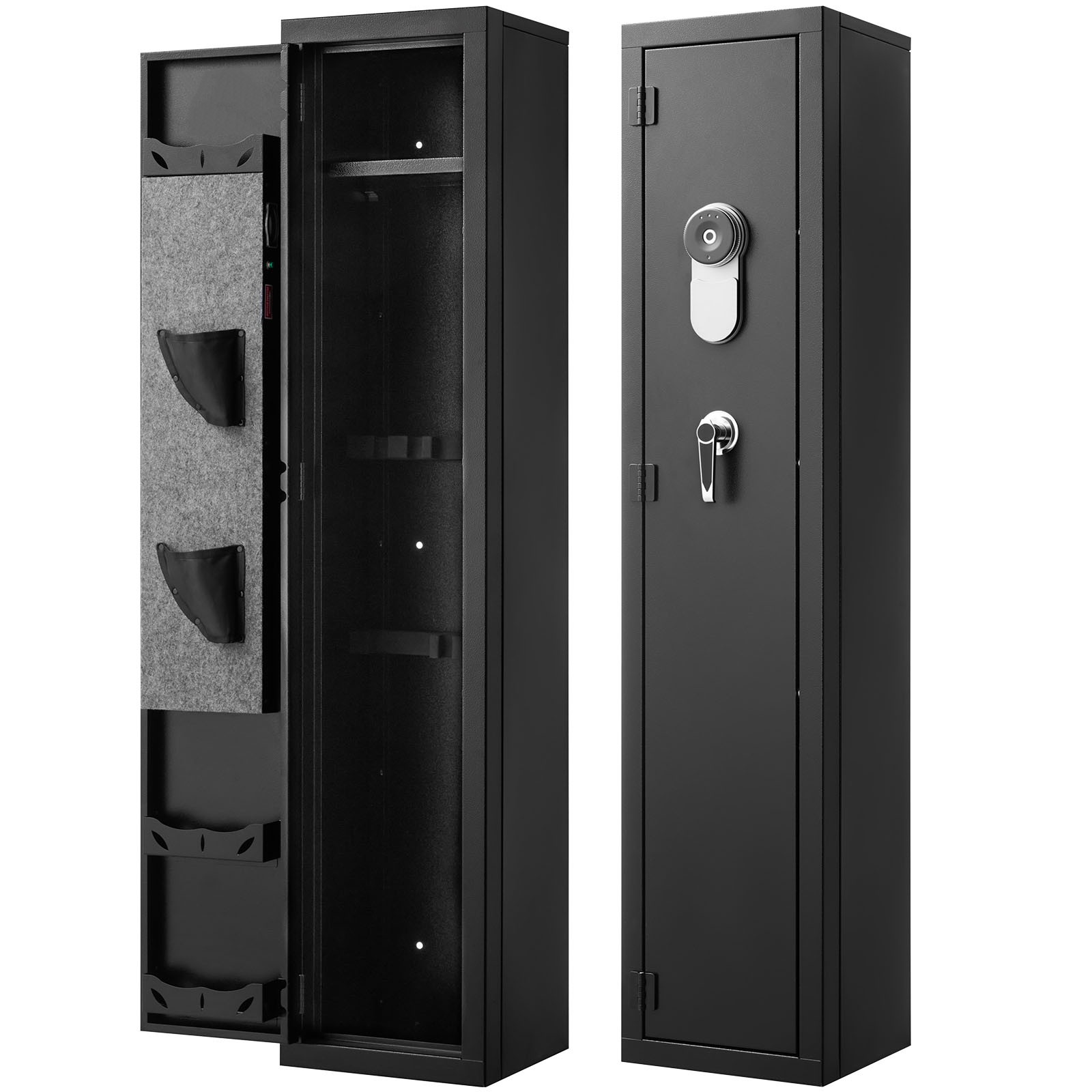 Uimoso Secure Gun Storage with Biometric Lock, Gun Cabinet for Rifles & Pistols