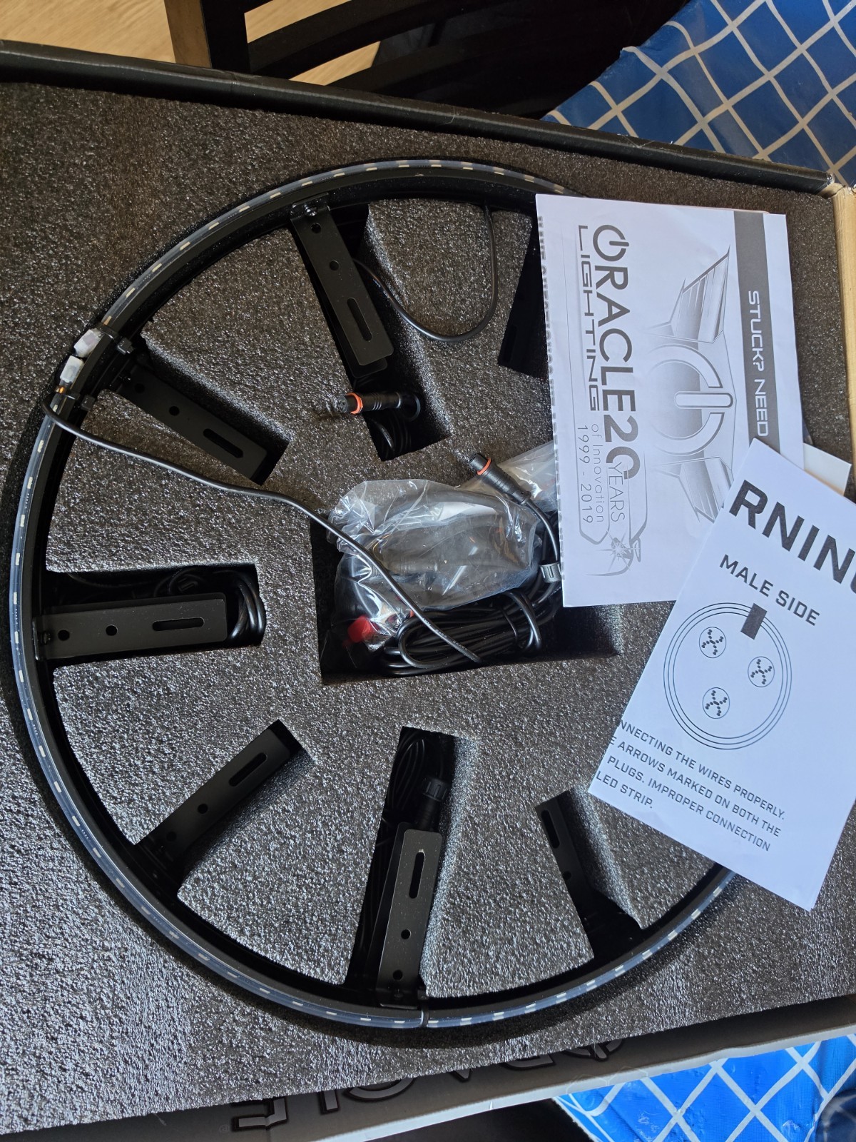 ORACLE LED Illuminated 16.5in. Wheel Ring Rim Lights - ColorSHIFT No Remote ORACLE LED Illuminated 16.5in. Wheel Ring Rim Lights - ColorSHIFT No Remote