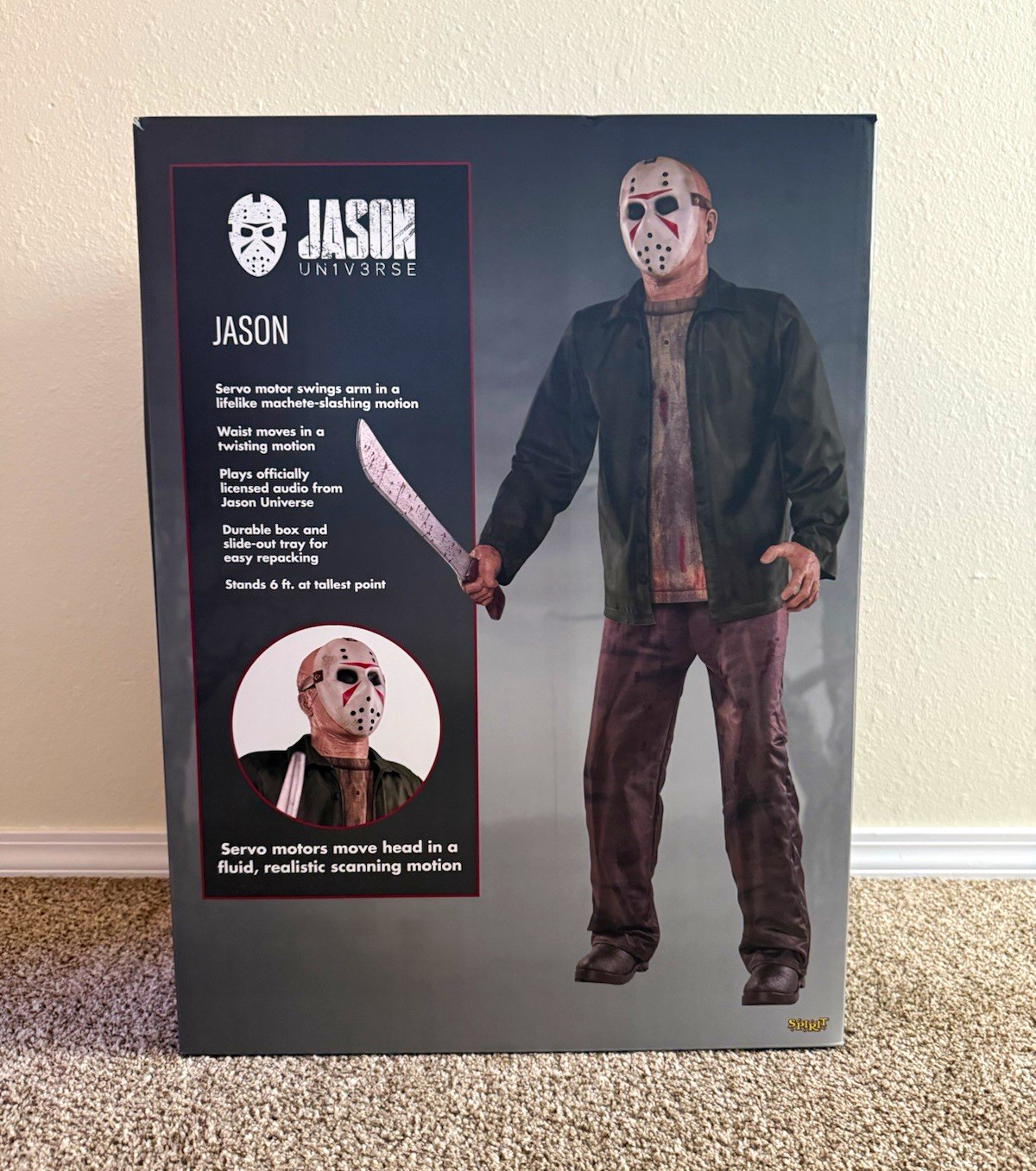Spirit Halloween Jason Universe Animatronic - Jason Vorhees ***SOLD OUT*** NEW