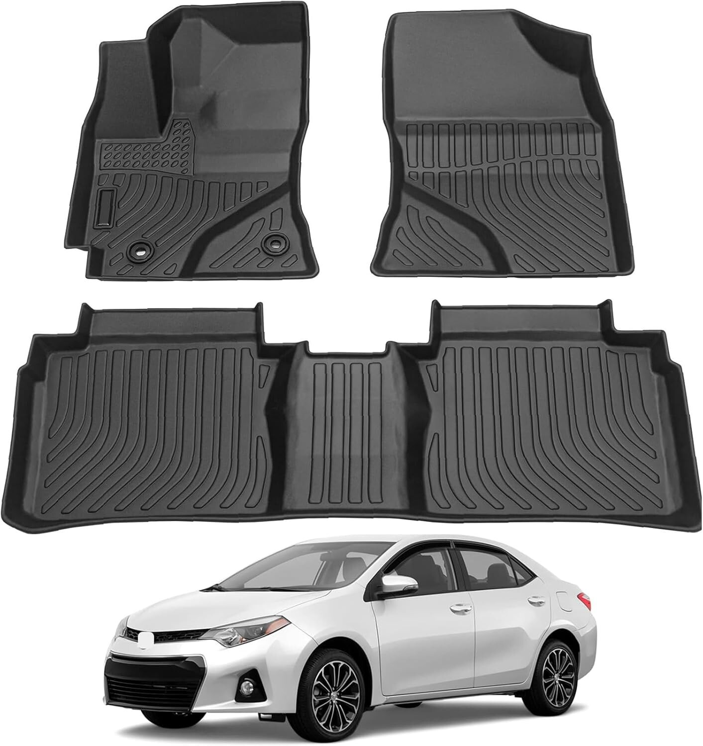 TPE Tapetes Para Autos Coche De 2014-2019 Toyota Corolla Alfombrillas Para Carro