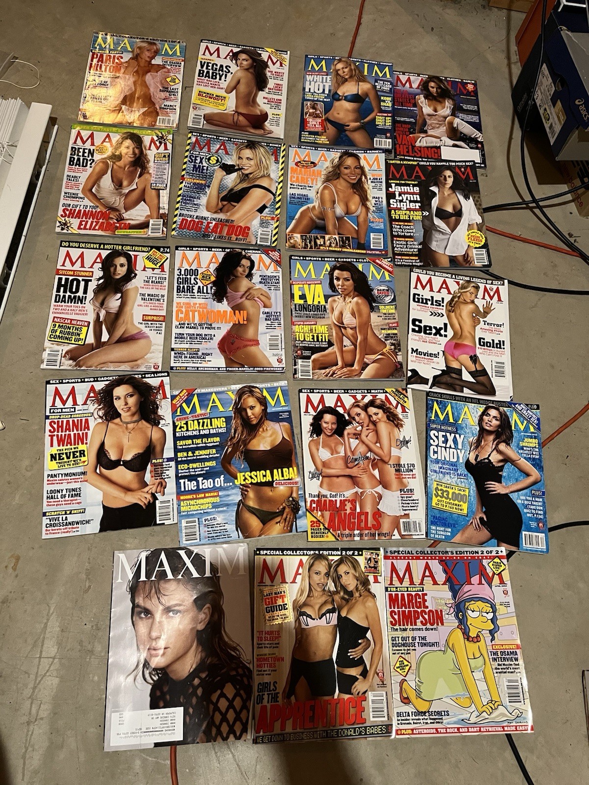 Lot of 19 Vintage Maxim Magazines Early 2000’s