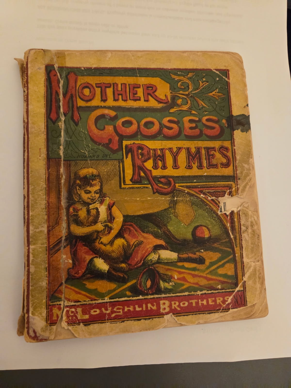 1880's Antique Mother Gooses Rhymes