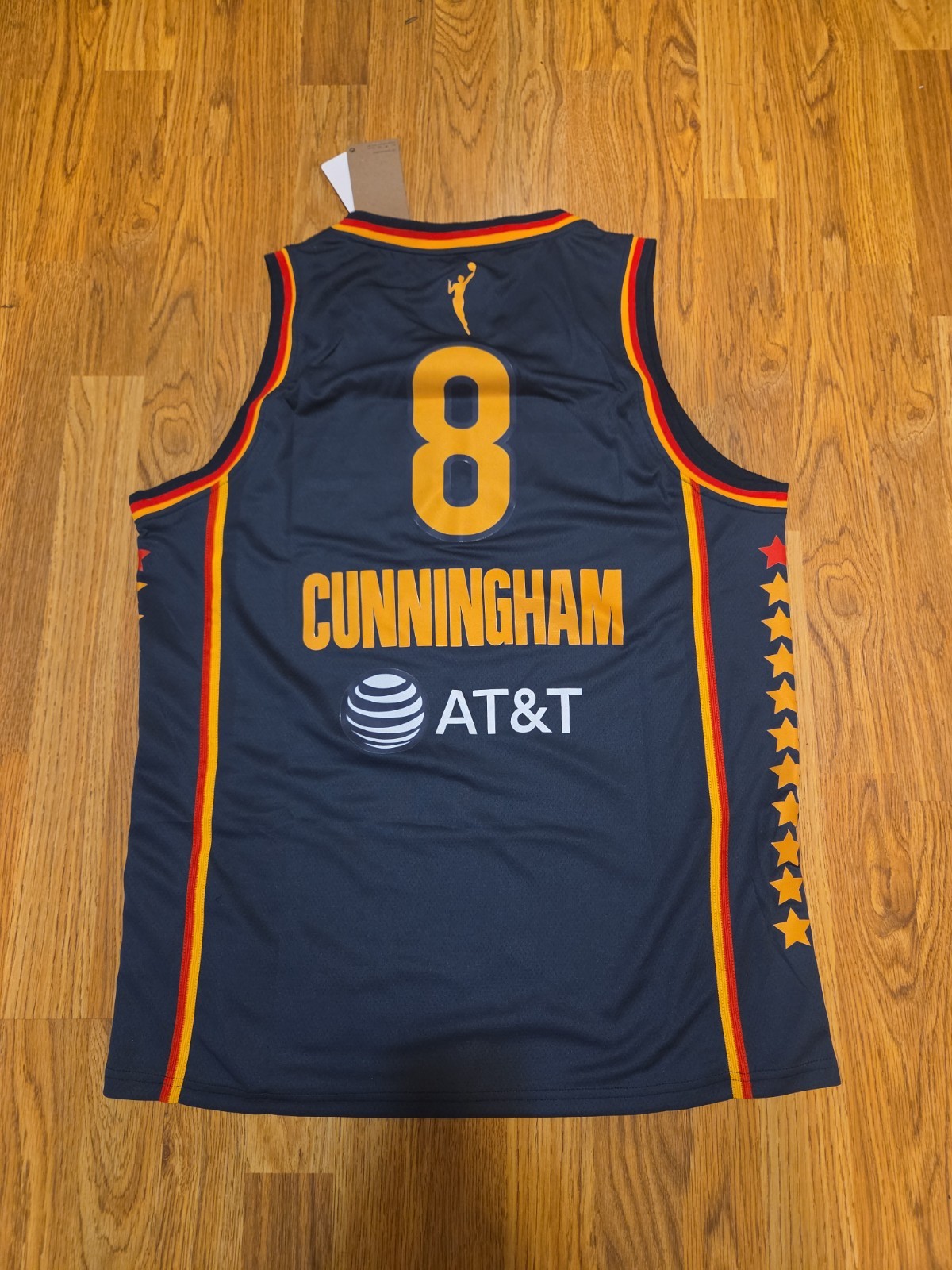 Sophie Cunningham #8 Fever Explorer Navy Jersey L Sophie Cunningham #8 Fever Explorer Navy Jersey L