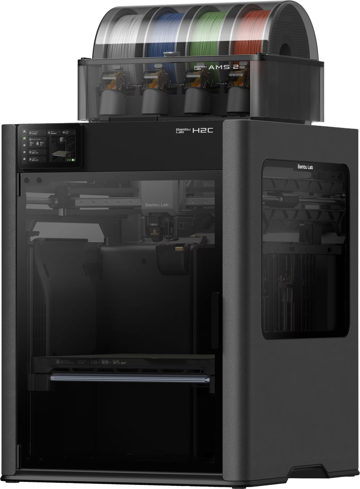 Bambu Lab - H2C AMS Combo 3D Printer - Gray Bambu Lab - H2C AMS Combo 3D Printer - Gray