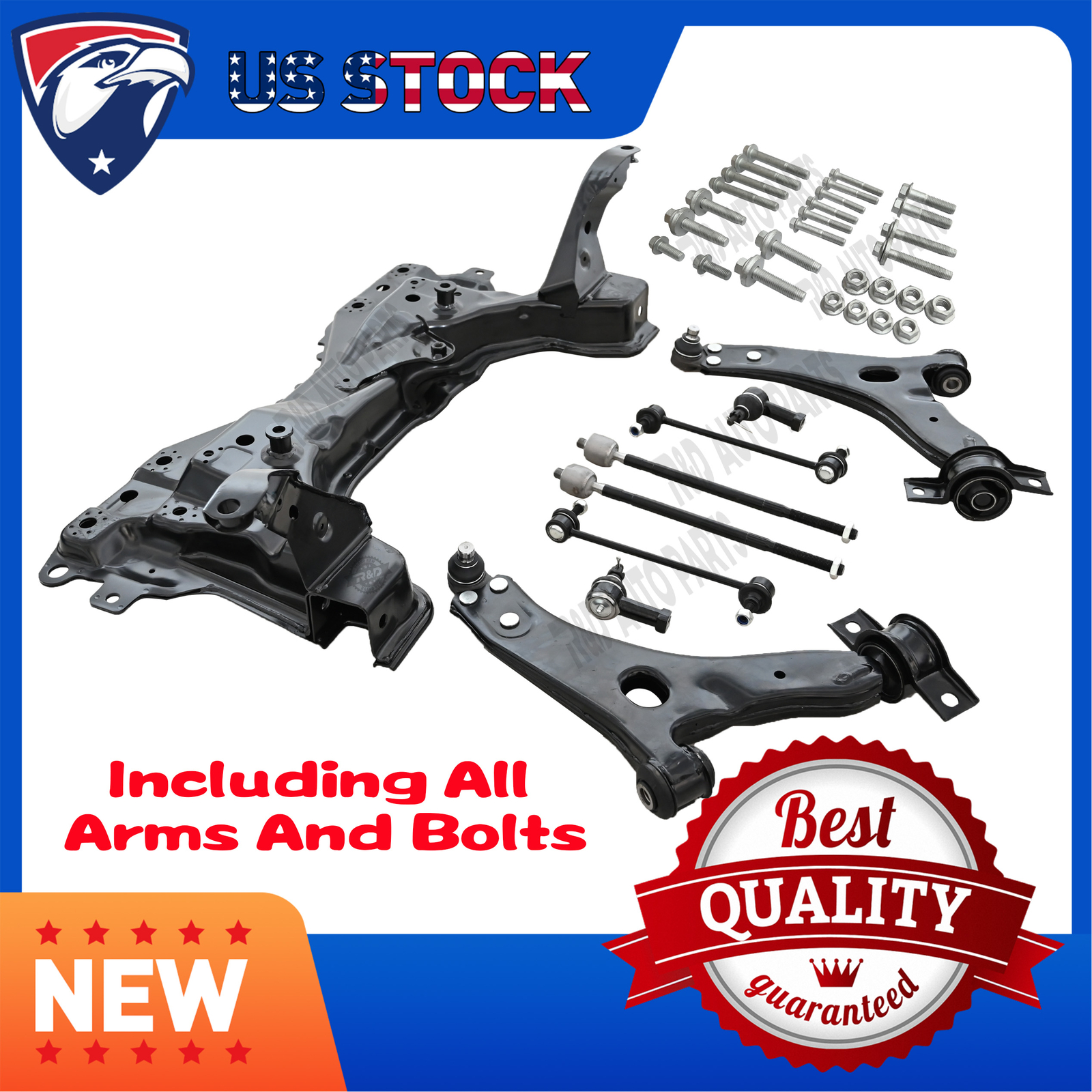 Front Crossmember Subframe Cradle for 2008-2011 Ford Focus W/Control Arms&Bolts Front Crossmember Subframe Cradle for 2008-2011 Ford Focus W/Control Arms&Bolts
