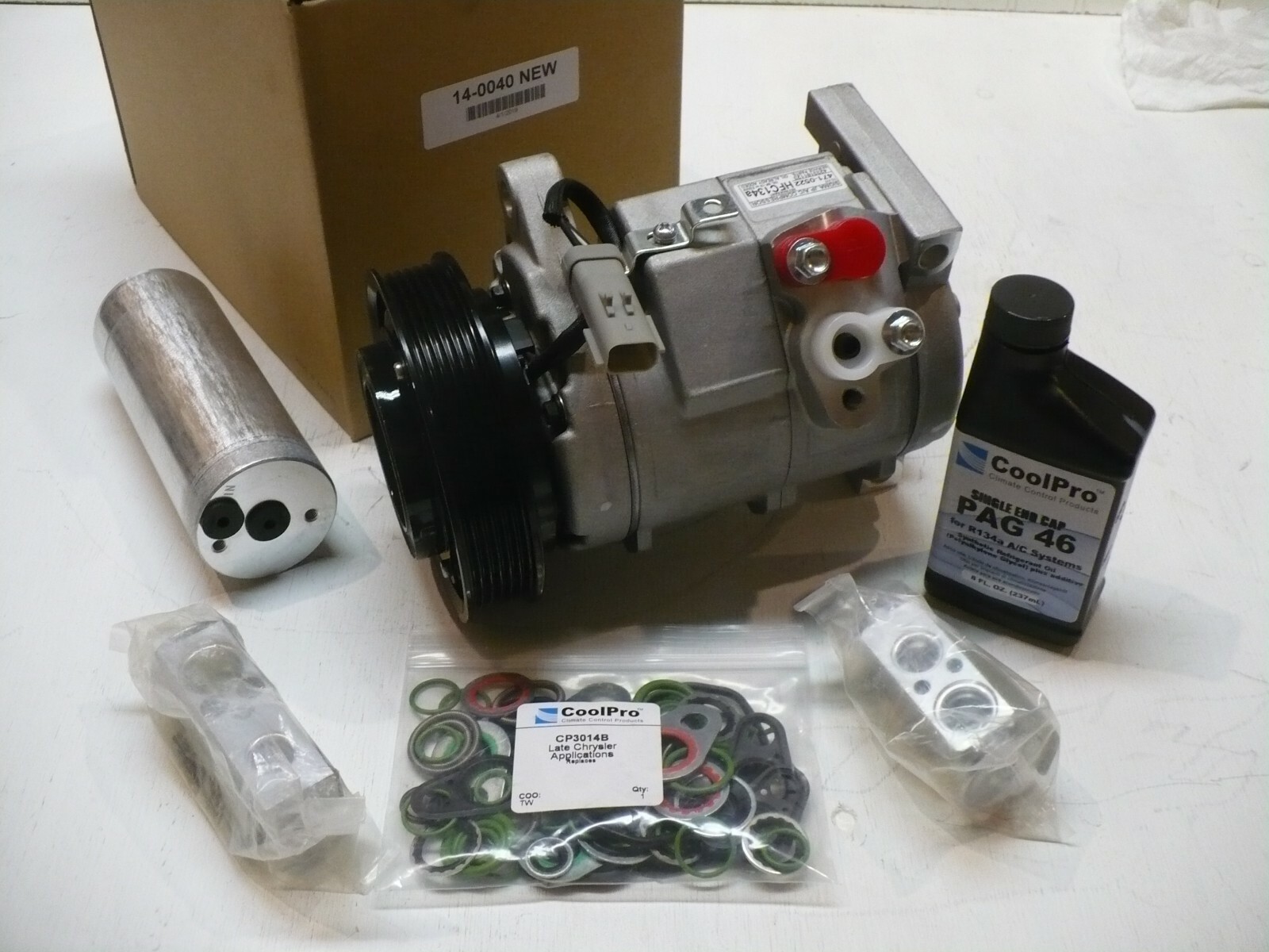 14-0040 A/C AC Compressor Kit For 2006-2007 Caravan (3.3L & 3.8L)