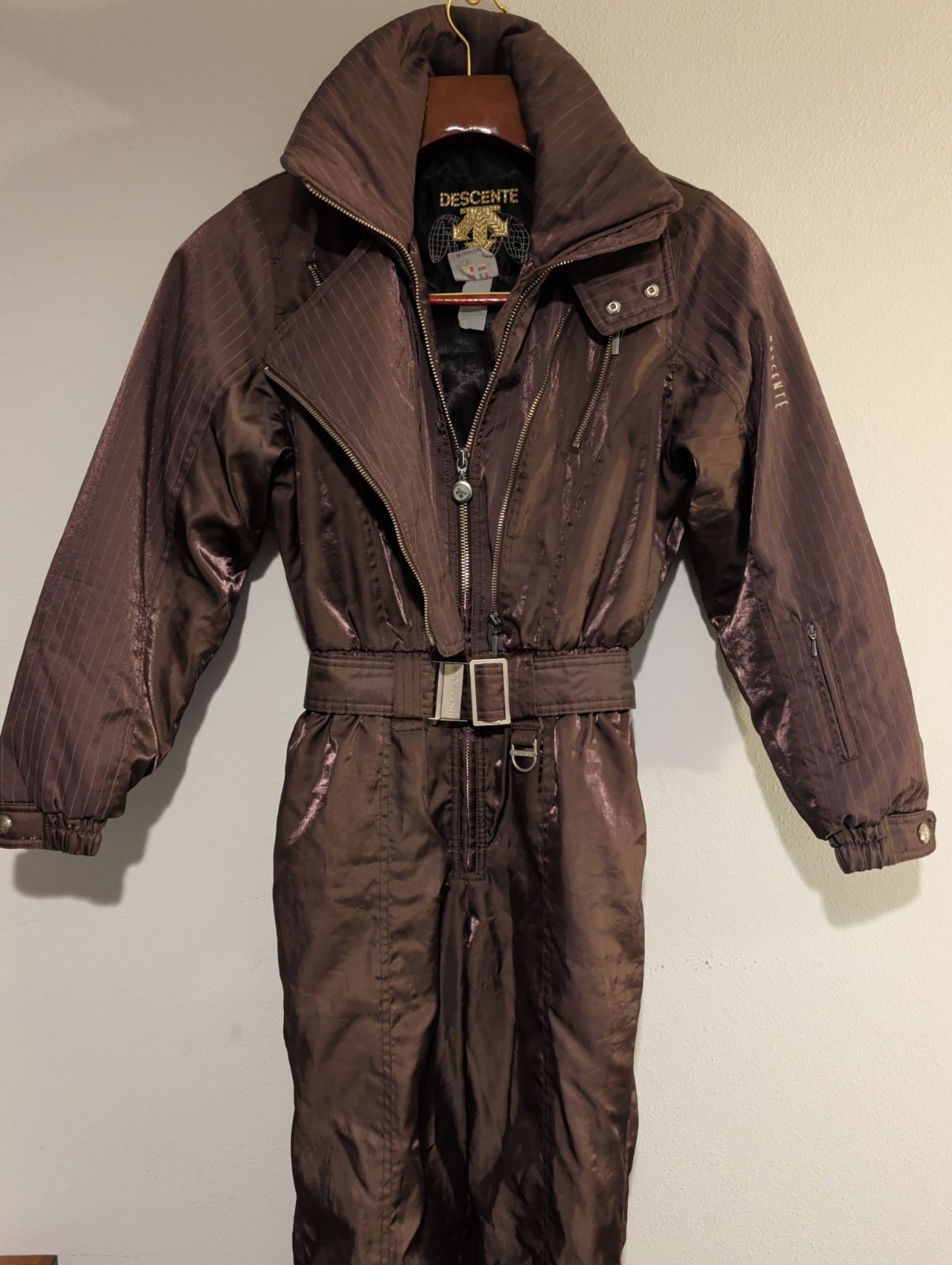 Womens Descente Ski Suit One Piece Snowsuit Snow Bib Vintage 90s Retro Apres 6 Womens Descente Ski Suit One Piece Snowsuit Snow Bib Vintage 90s Retro Apres 6