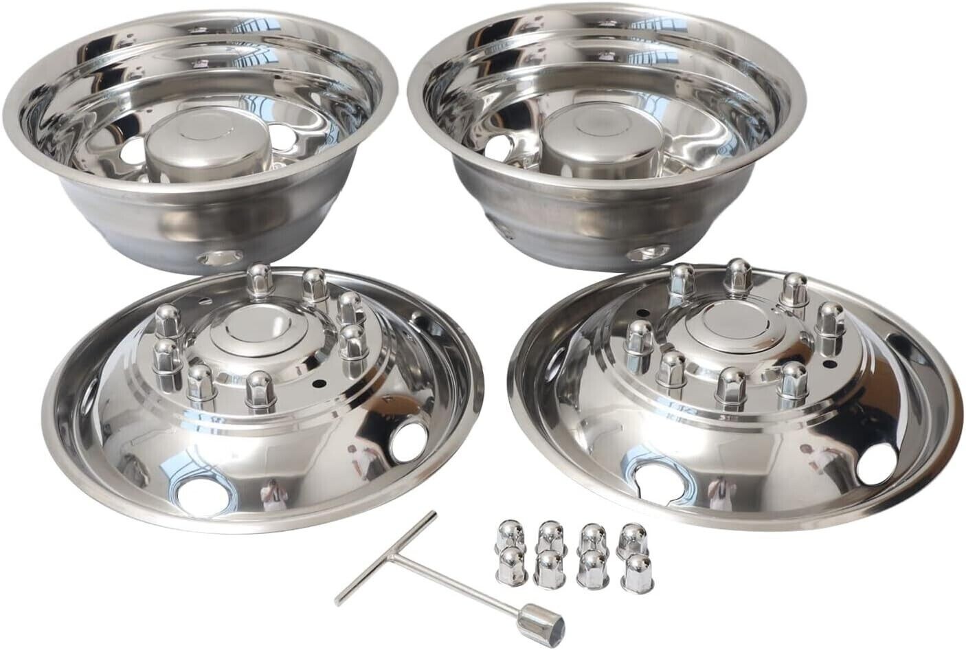 4 Ford 05-25 F450 F550 10 Lug 19.5