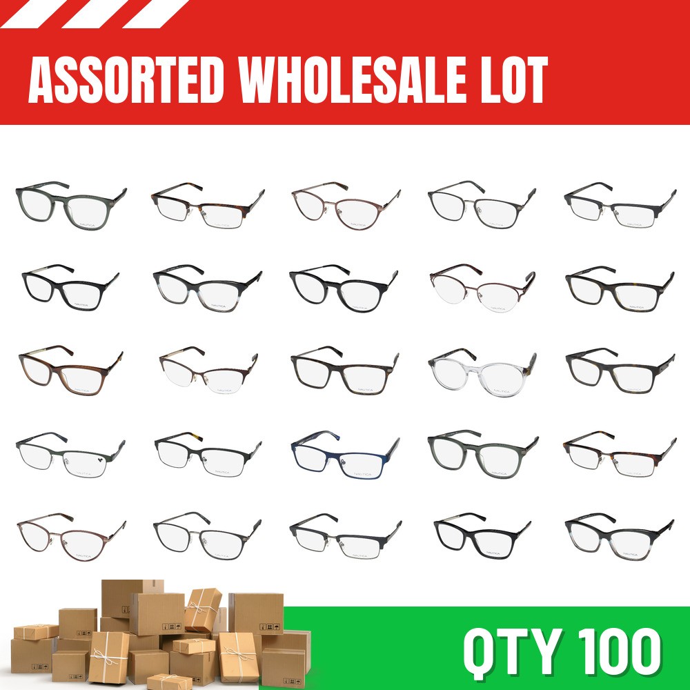 WHOLESALE ASSORTED LOT 100 NAUTICA EYEGLASSES low priced popular styles womens