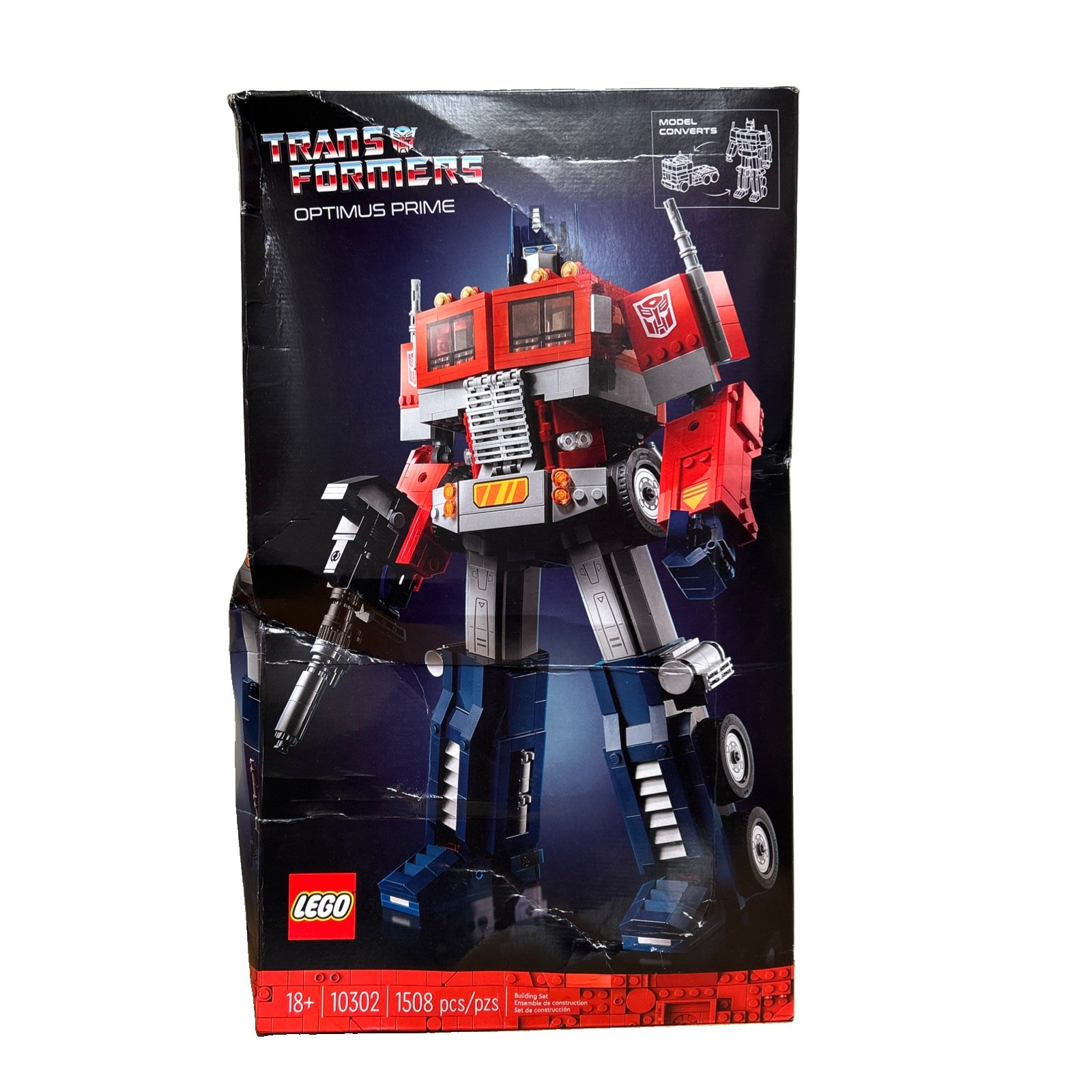 LEGO Icons: Optimus Prime (10302) - Damaged Box - (Read description)
