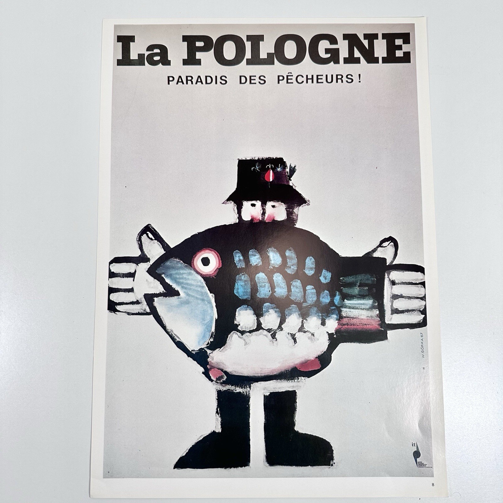 Vintage Polish Poster Print “La Pologne” WIKTOR GÓRKA 18.5\