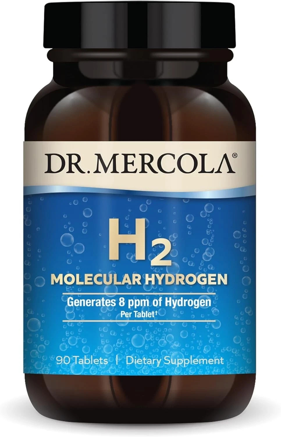 Dr. Mercola Molecular Hydrogen H2 90 Count Tablets Antioxidant Dietary