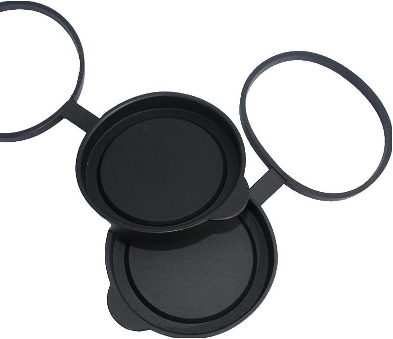 Universal Binocular Lens Covers - 10X42 Rubber Caps | Protective Objective & Eye Universal Binocular Lens Covers - 10X42 Rubber Caps | Protective Objective & Eye