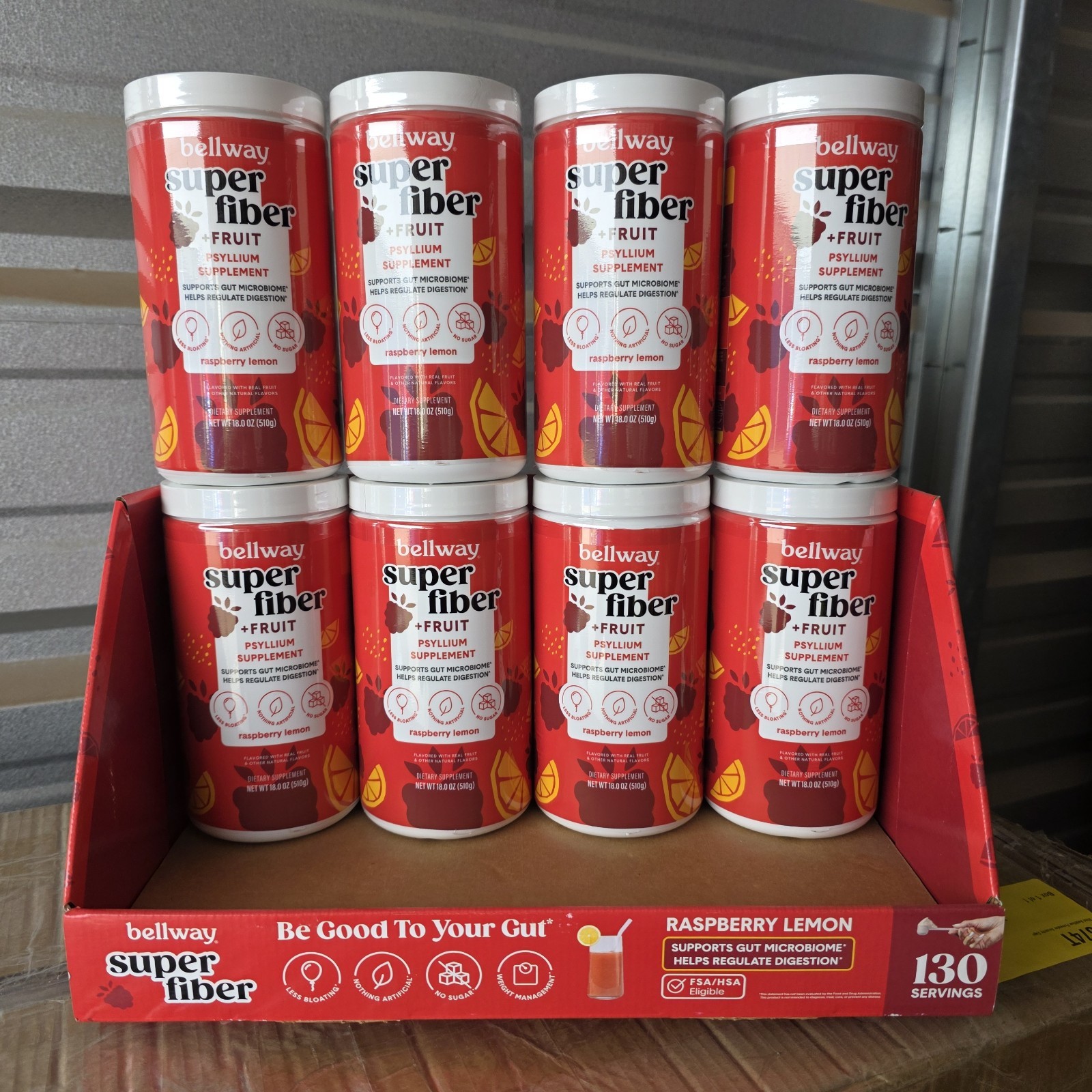 8 X Bellway Super Fiber + Fruit Psyllium Husk Raspberry Lemon 18 oz Each Fast 8 X Bellway Super Fiber + Fruit Psyllium Husk Raspberry Lemon 18 oz Each Fast