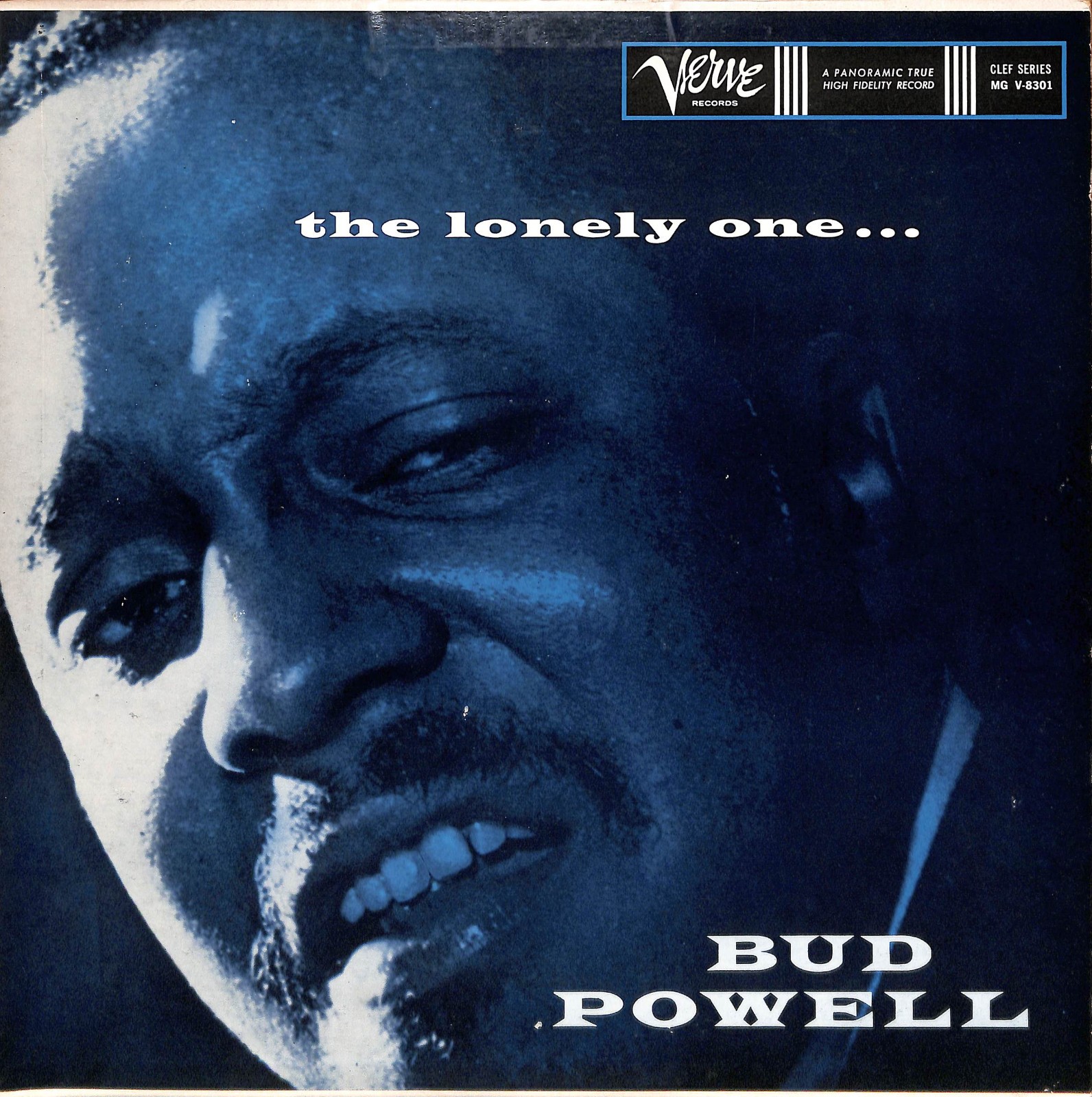 LP Bud Powell –The Lonely One -Verve Records –MG V-8301 US 1961 JAZZ Clef Series