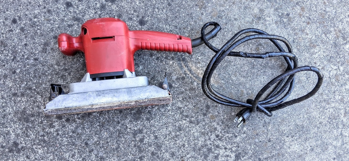 Vintage Milwaukee Heavy-Duty Orbiter Sander Model 6014 Corded Electric 120V 500W
