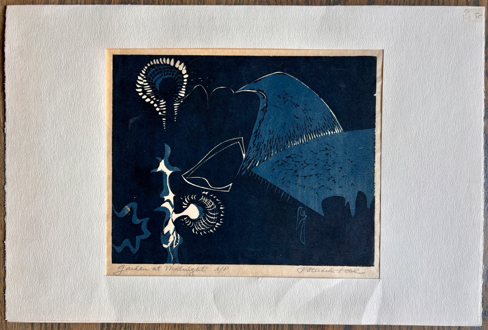 PATRICIA TOOL Original Signed Print Midcentury Modern Abstract Artist Proof LtEd