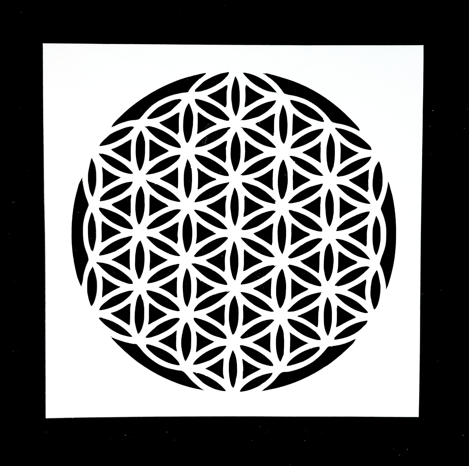 Flower of Life Reusable Stencil