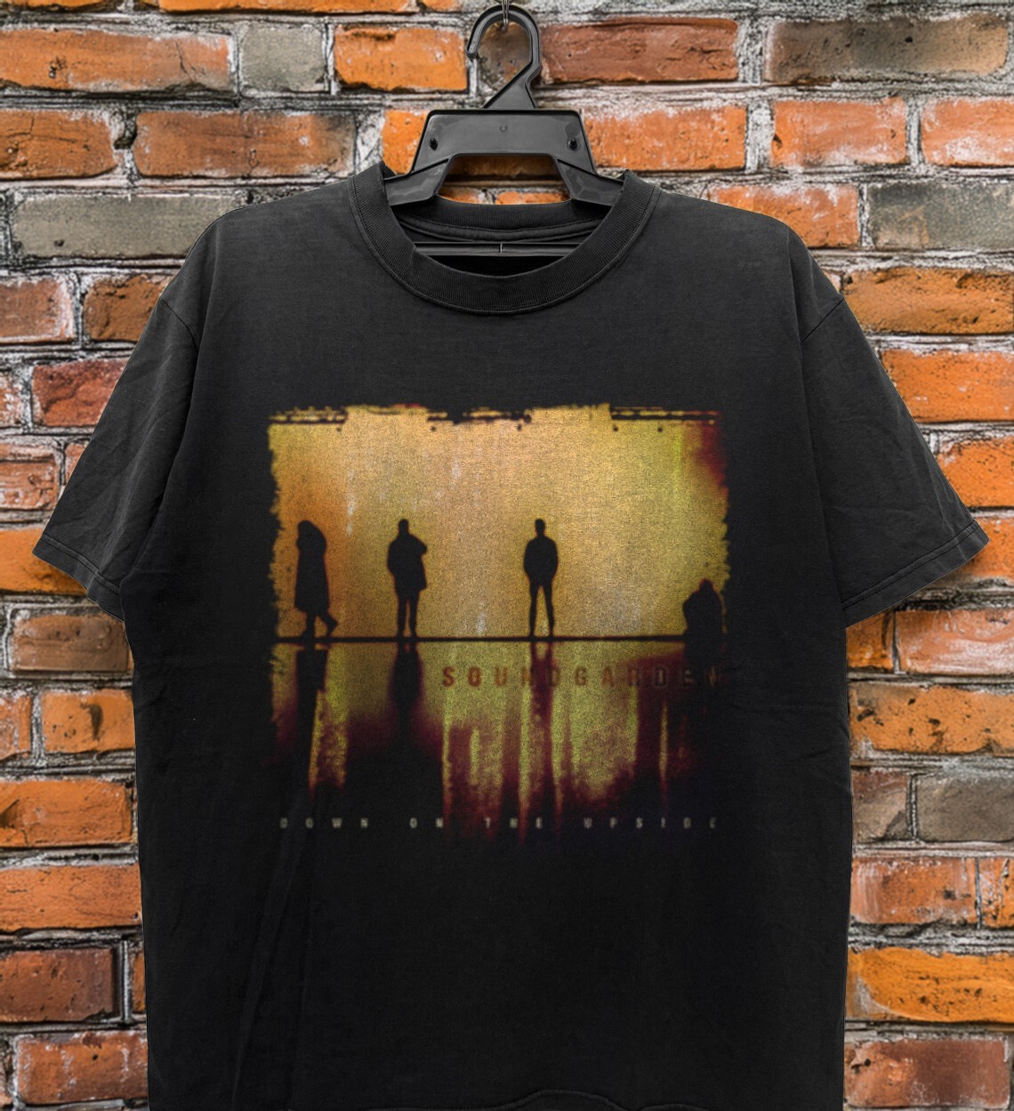 Soundgarden \'Down On The Upside\' Album Unisex Black  Cotton T-Shirt