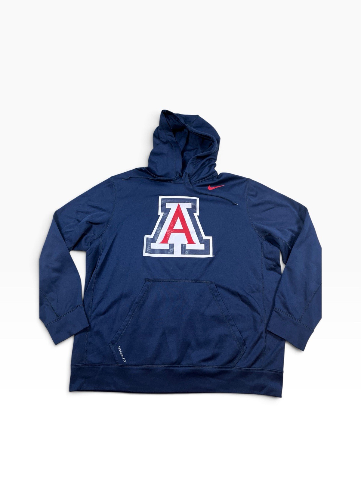 Blue Nike Therma-Fit Arizona Wildcats Hooded Sweatshirt Hoodie Men's XL