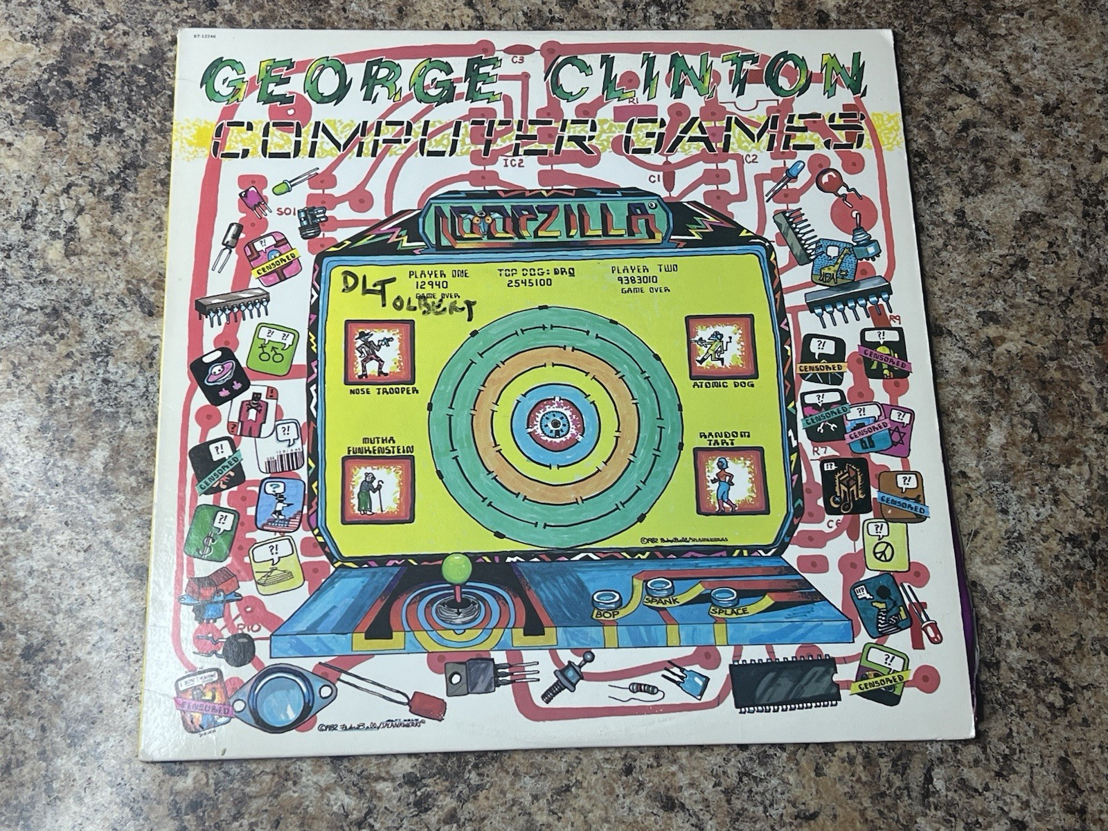 GEORGE CLINTON Computer Games CAPITOL LP VG+ ST-12246 GEORGE CLINTON Computer Games CAPITOL LP VG+ ST-12246