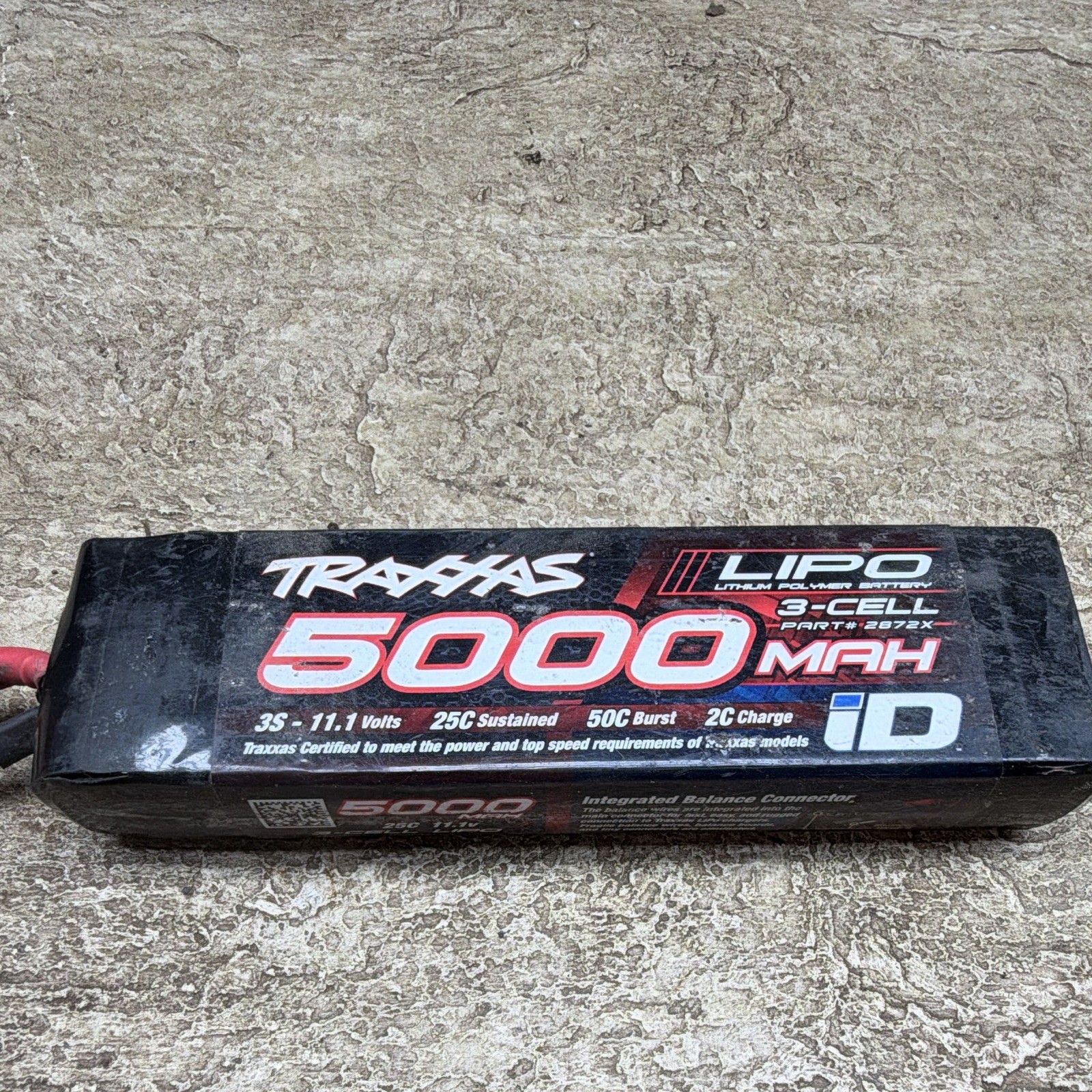 Traxxas iD LiPo 3S 11.1V 5000mAh 25C Battery Pack 2872X 1:10 Traxxas iD LiPo 3S 11.1V 5000mAh 25C Battery Pack 2872X 1:10