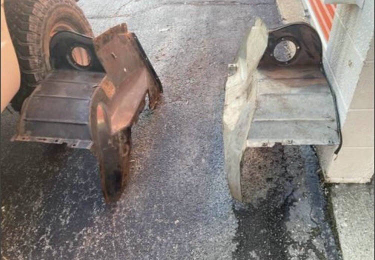 1955 1956 Ford Car inner fenders 55 56 station Wagon