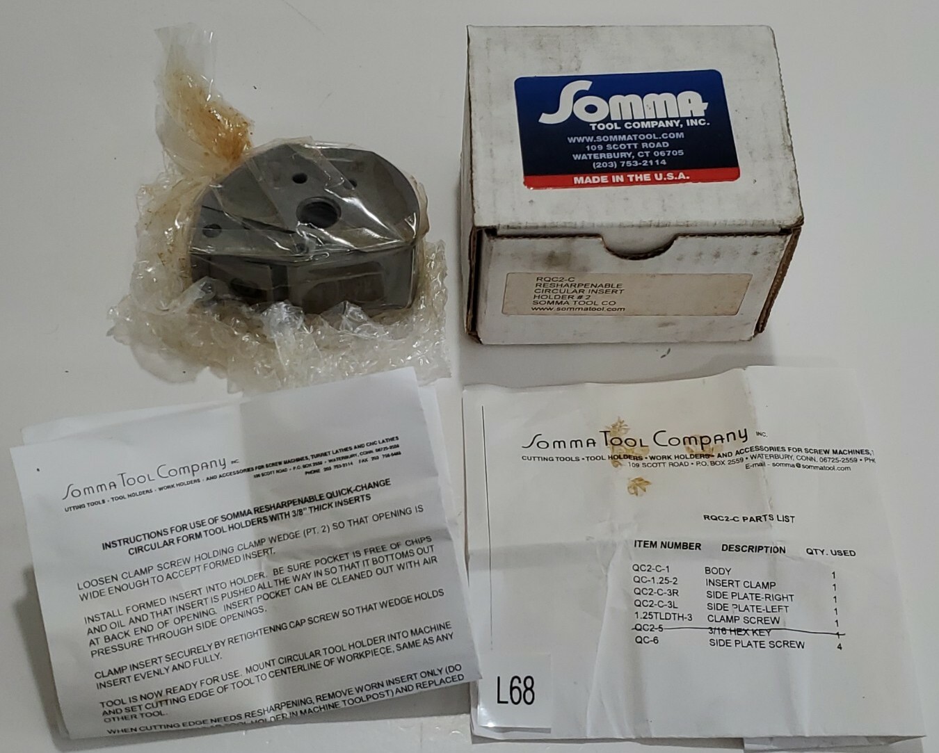 *NEW* Somma Tool RQC2-C Resharpenable Quick Change Circular Tool Holder 3/8\ *NEW* Somma Tool RQC2-C Resharpenable Quick Change Circular Tool Holder 3/8\