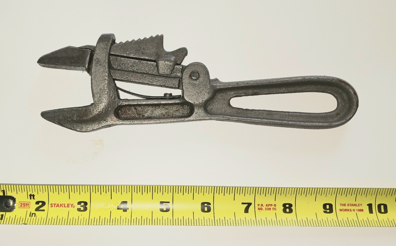 Civil War Antique Post Cast Iron Adjustable American Wrench Wagon Tool Civil War Antique Post Cast Iron Adjustable American Wrench Wagon Tool