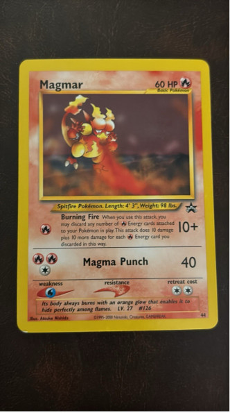 2002 Pokémon Magmar #44 – Wizards Black Star Promo
